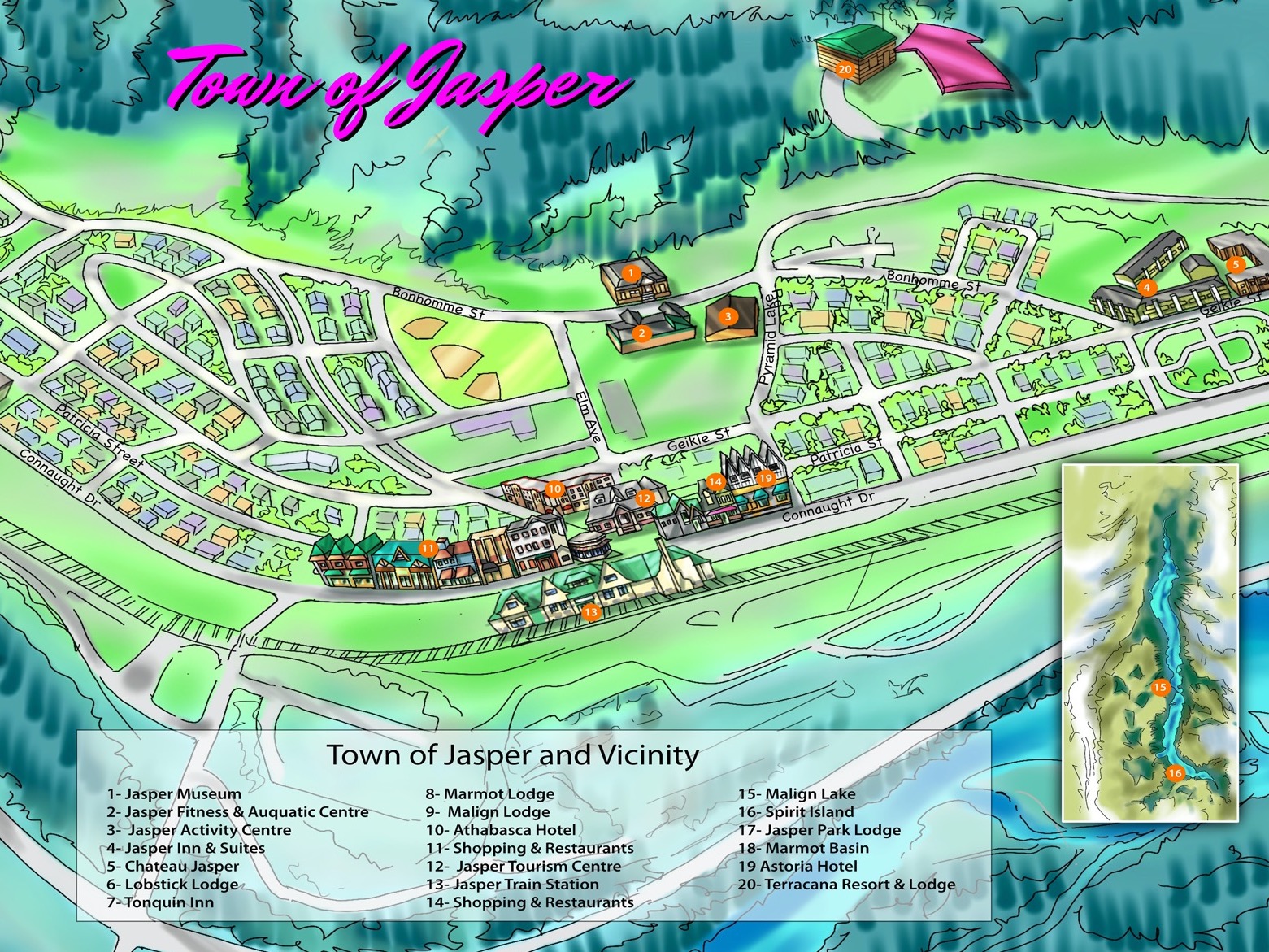 Town of Jasper fun map